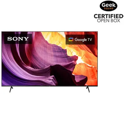 Open Box - Sony X80K 85" 4K UHD HDR LED Smart Google TV (KD85X80K) - 2022
