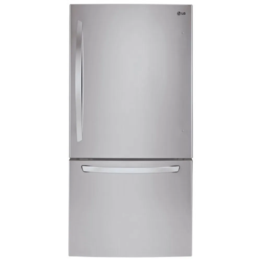 Réfrigérateur congélateur inférieur 22,1 pi³ 30 po de LG (LRDNS2200S) - Inox - BO - Endommagé