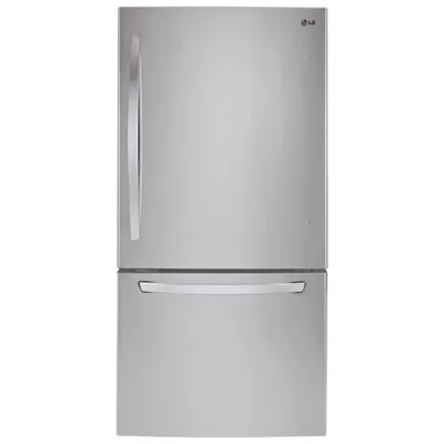 Réfrigérateur congélateur inférieur 22,1 pi³ 30 po de LG (LRDNS2200S) - Inox - BO - Endommagé