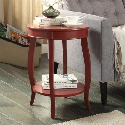 ACME Aberta End Table in Red