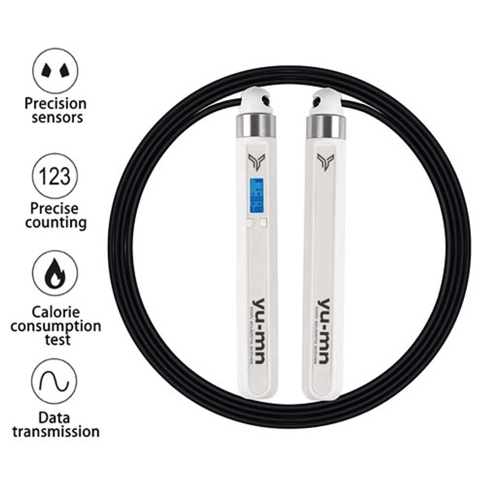 Yu-mn Smart Jump Rope - Black/White