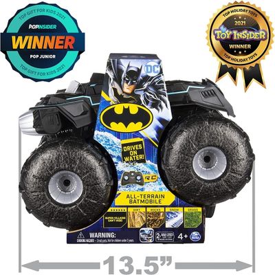 SPIN MASTER Dc comics Batman, All-Terrain Batmobile Remote Control Vehicle,  Water-Resistant Batman Toys for Boys Aged 4 and Up (6062331) | Coquitlam  Centre