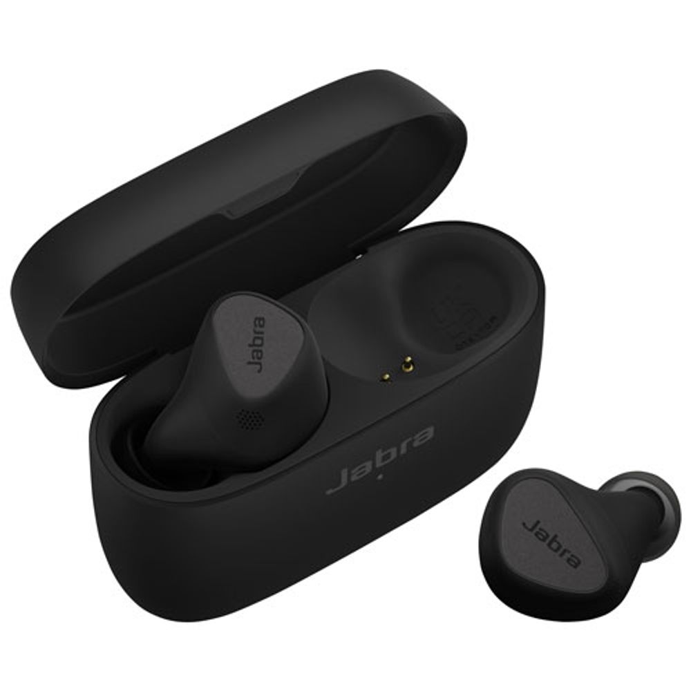 Jabra Elite 5 In-Ear Noise Cancelling True Wireless Earbuds - Titanium Black