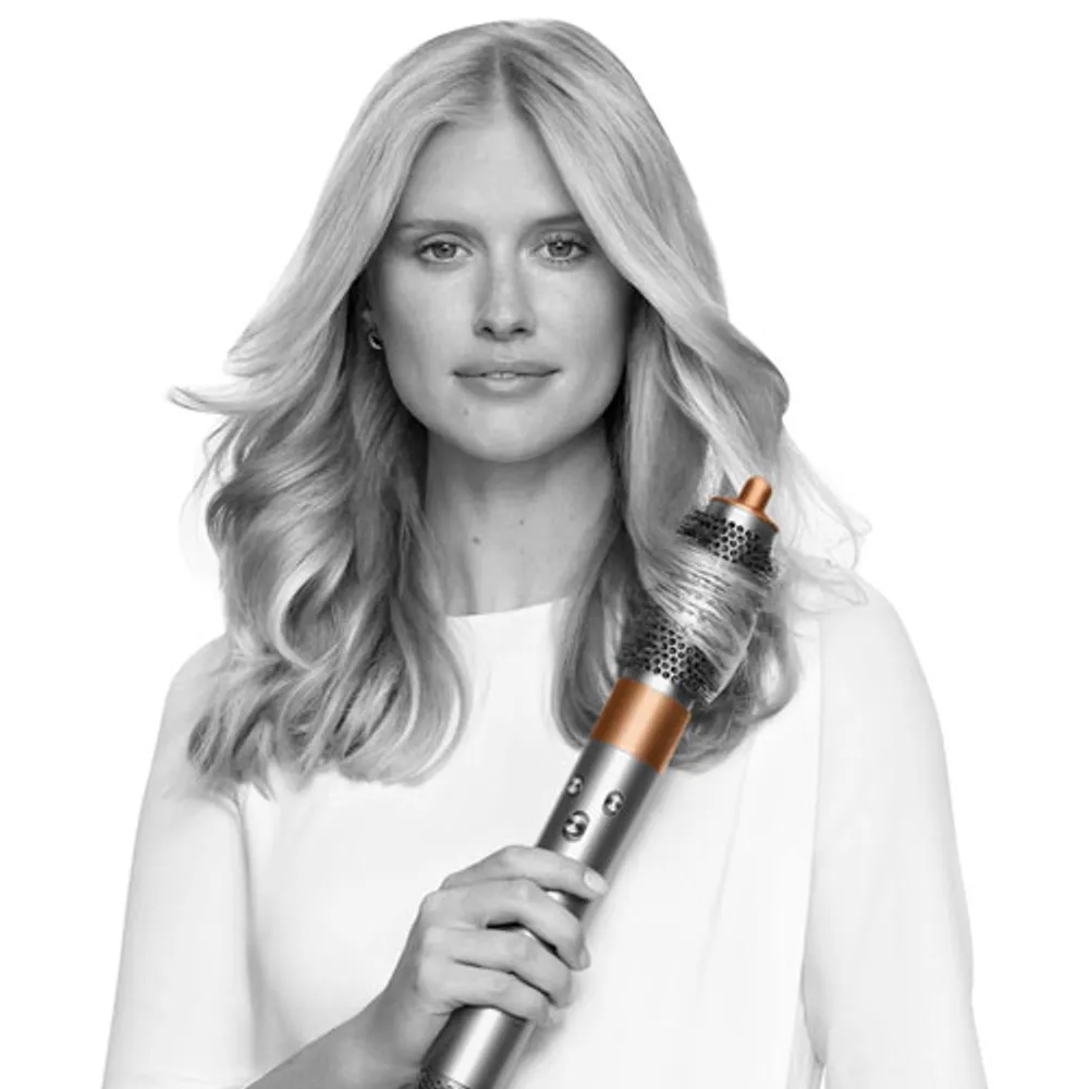 Fer à friser long Airwrap Styler Complete de Dyson - Nickel/Cuivre