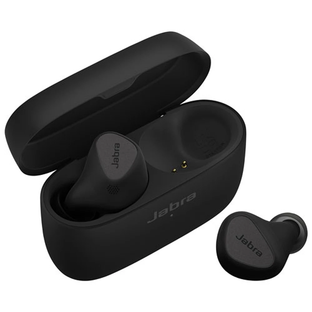 Jabra Connect 5t Work From Home Noise Cancelling True Wireless Earbuds - Titanium Black - Only at Best Buy