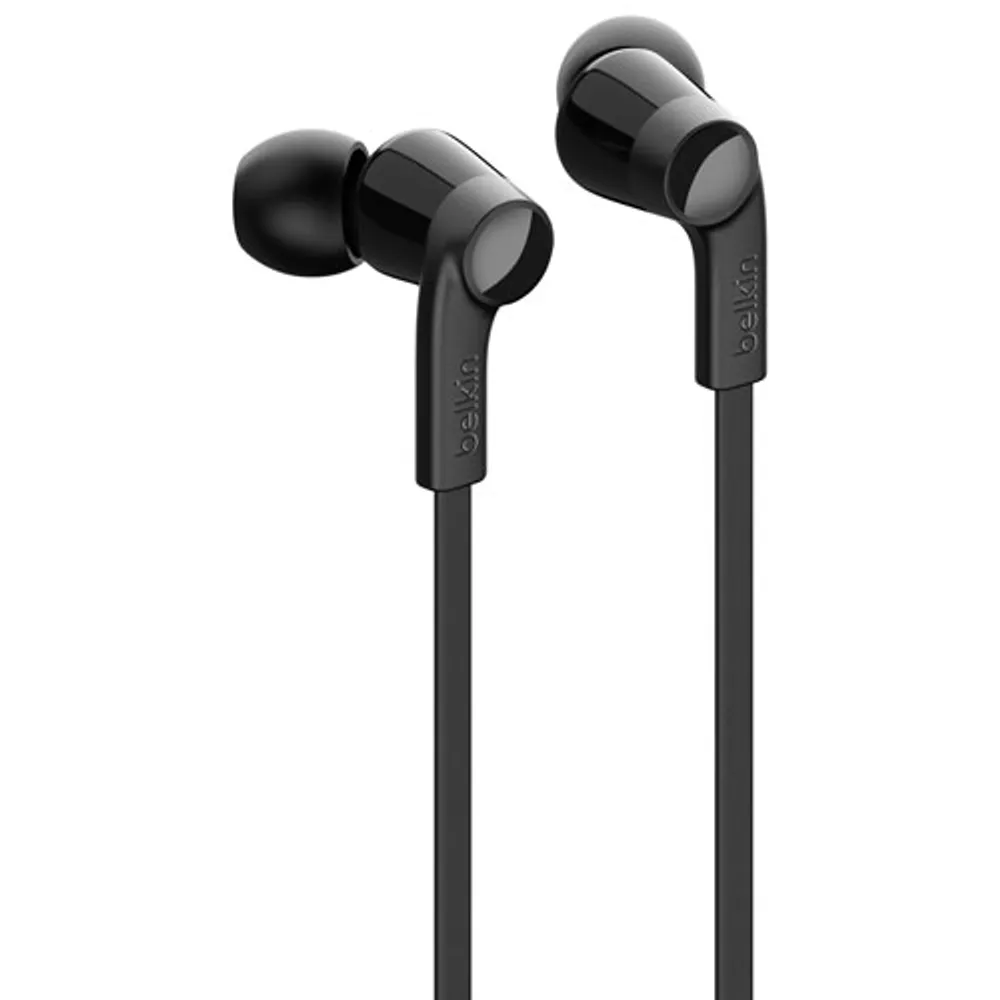 Belkin SoundForm In-Ear Sound Isolating Headphones with Lightning Connector - Black