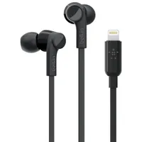 Belkin SoundForm In-Ear Sound Isolating Headphones with Lightning Connector - Black