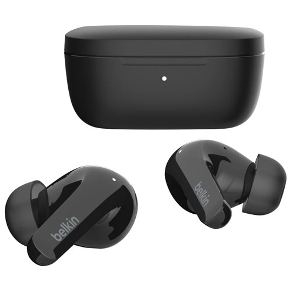 Belkin SoundForm Flow In-Ear Noise Cancelling True Wireless Earbuds - Black