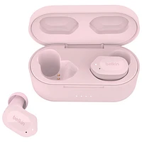 Belkin SoundForm Play In-Ear Sound Isolating True Wireless Earbuds - Petal