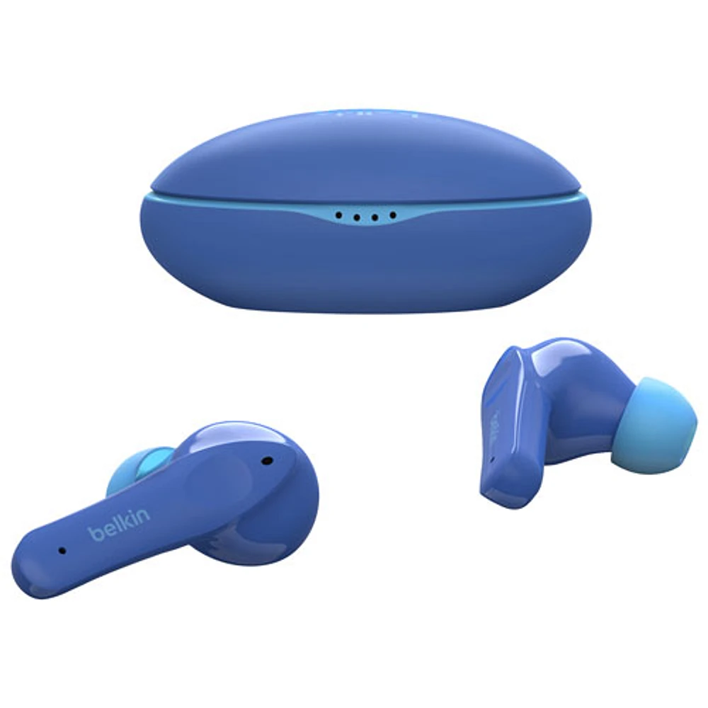 couteurs boutons 100 % sans fil à isolation sonore pour enfants SoundForm Nano de Belkin