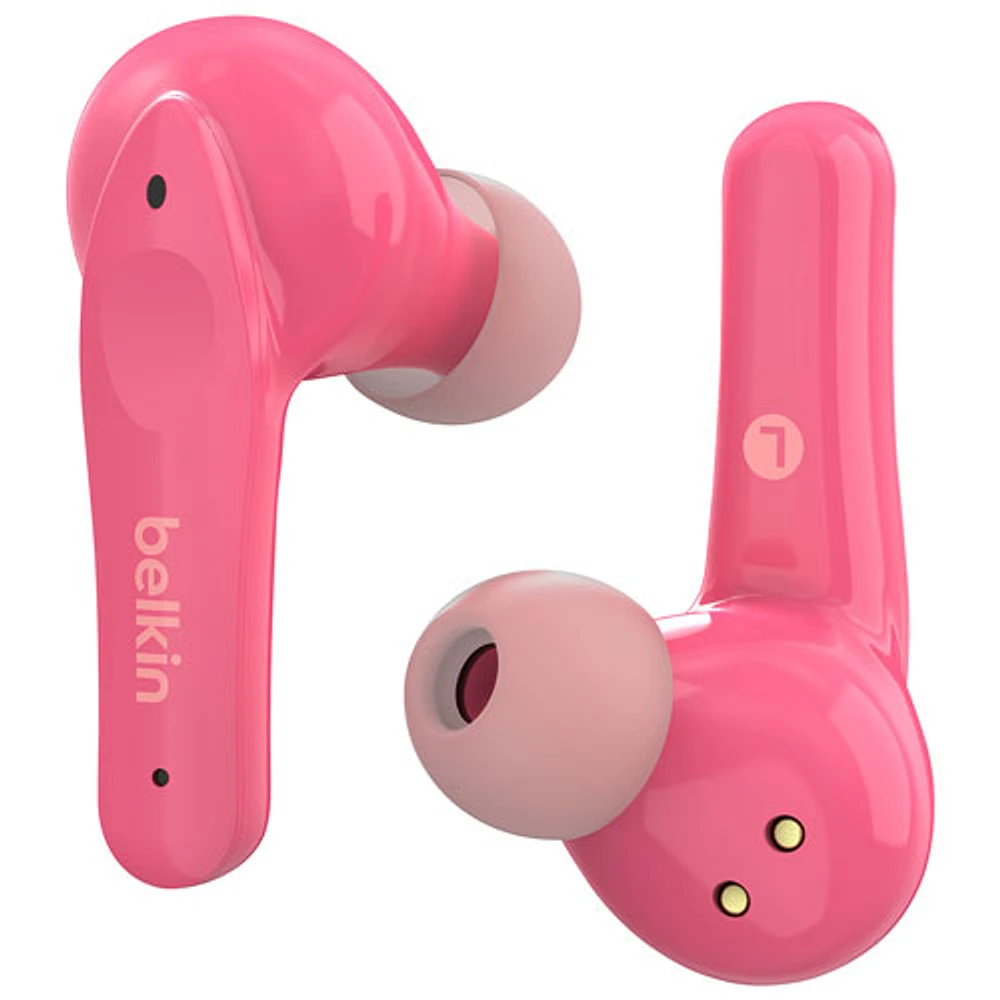 Belkin SoundForm Nano In-Ear Sound Isolating Truly Wireless Kids Headphones - Pink