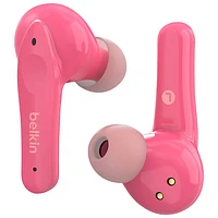 Belkin SoundForm Nano In-Ear Sound Isolating Truly Wireless Kids Headphones - Pink
