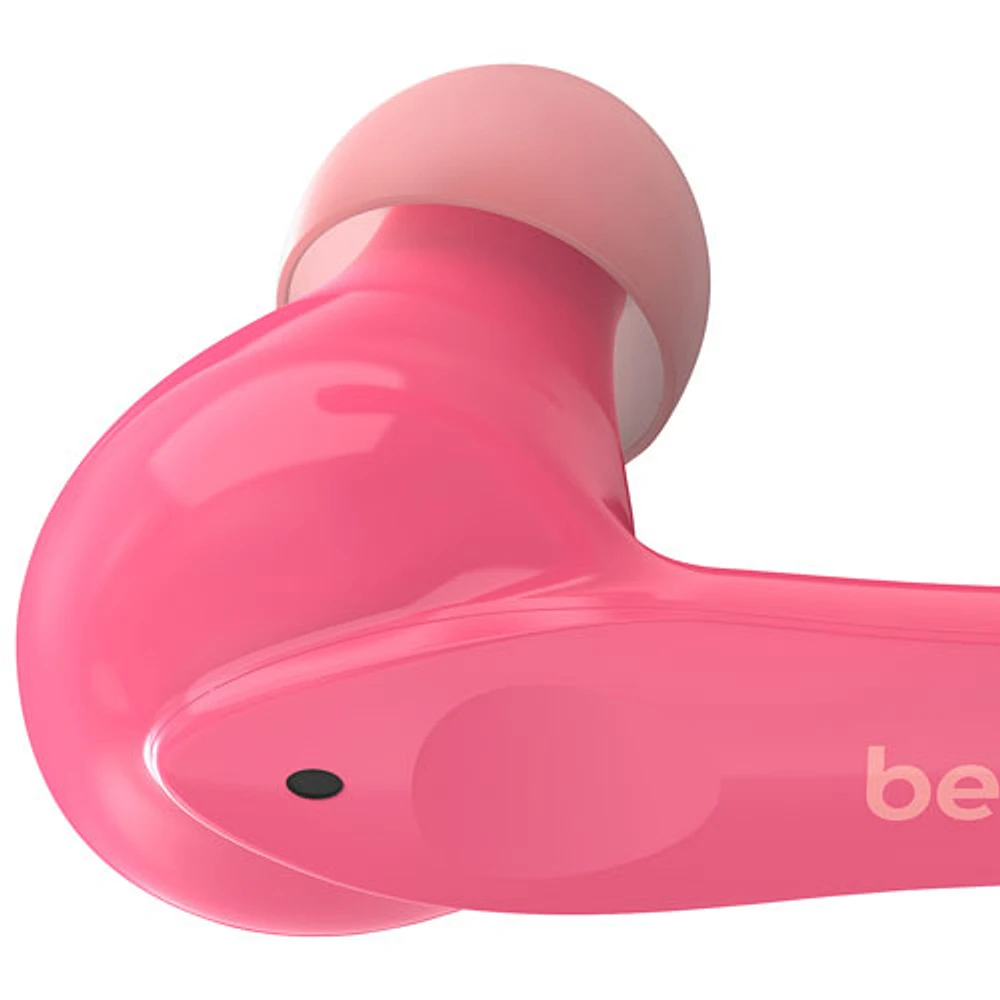 Belkin SoundForm Nano In-Ear Sound Isolating Truly Wireless Kids Headphones - Pink