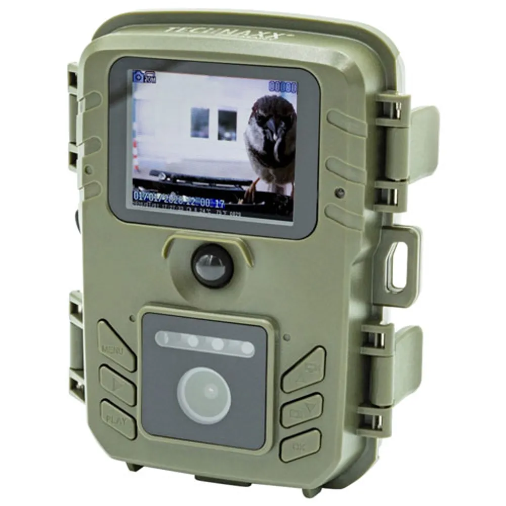Technaxx TX-165 Wireless Outdoor 1080p Full HD Birdcam Camera with Food Dispenser - Green