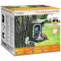 Technaxx TX-165 Wireless Outdoor 1080p Full HD Birdcam Camera with Food Dispenser - Green