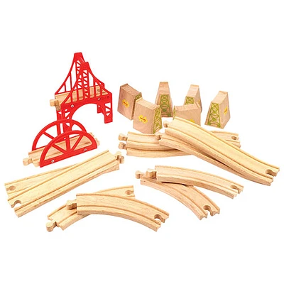 Bigjigs Toys Train Bridge Expansion Set