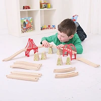 Bigjigs Toys Train Bridge Expansion Set