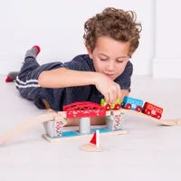 Pont suspendu ferroviaire de Bigjigs Toys