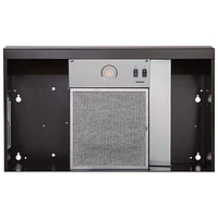 Hotte de dessous d'armoire de 30 po de Broan (BXT130BLC) - Noir