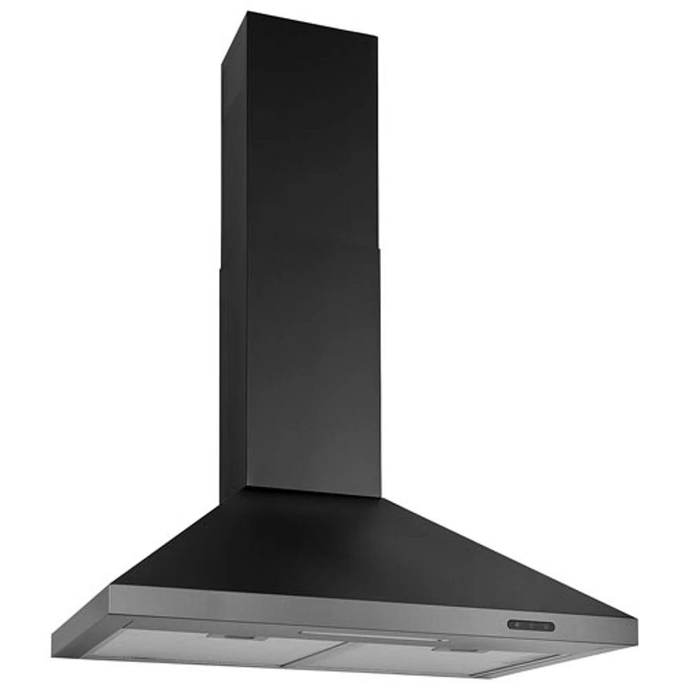 Broan 30" Wall Mount Range Hood (EW4830BLS) - Black Stainless Steel