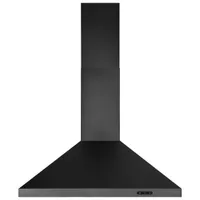 Broan 30" Wall Mount Range Hood (EW4830BLS) - Black Stainless Steel