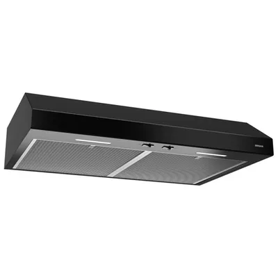 Broan 30" Under Cabinet Range Hood (BCSEK130BL) - Black Stainless Steel