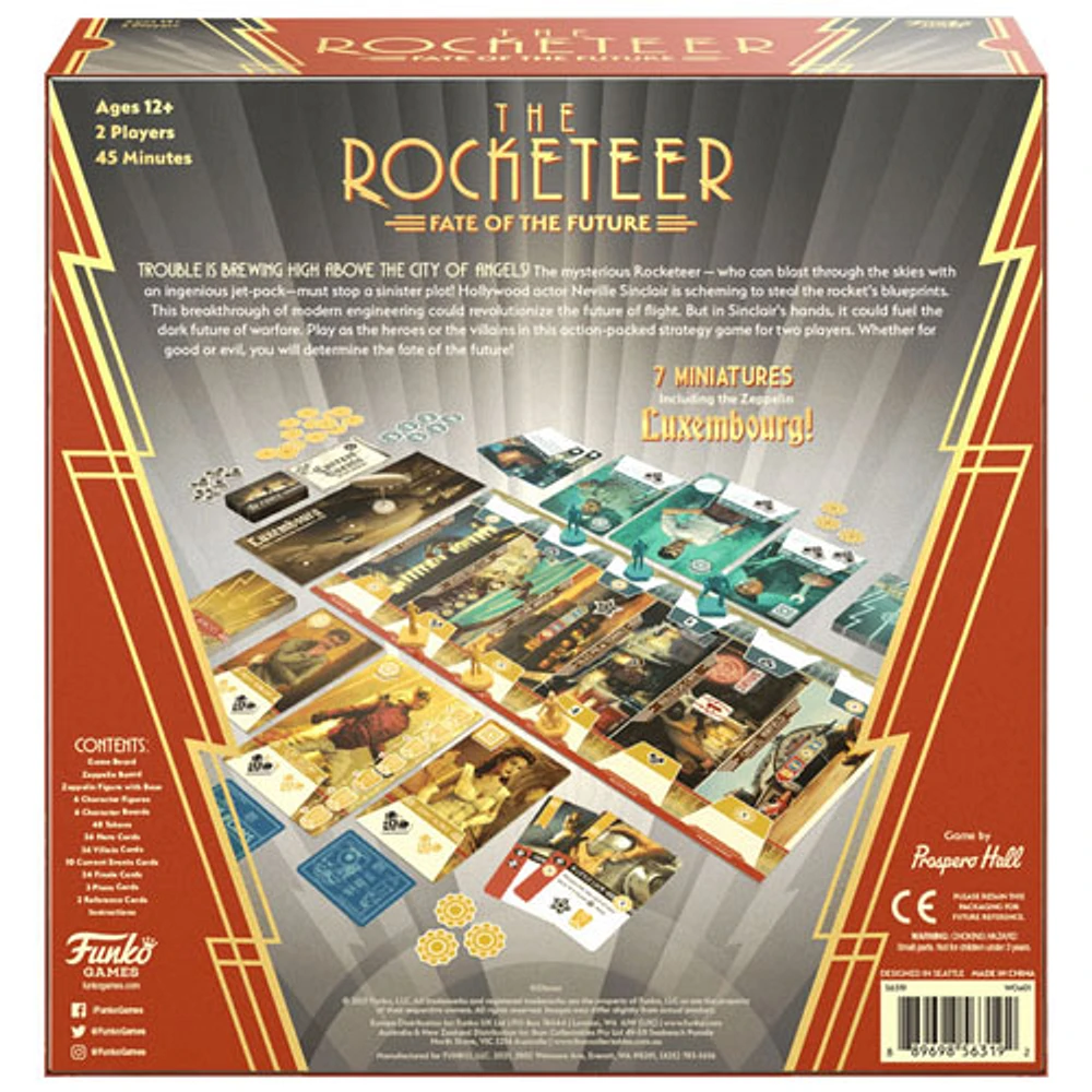 The Rocketeer: Fate of the Future Board Game - English