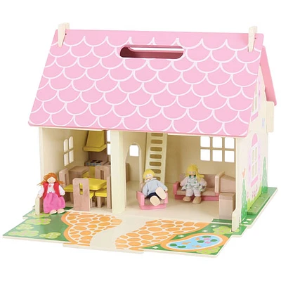 Maison de campagne fleurie de Bigjigs Toys