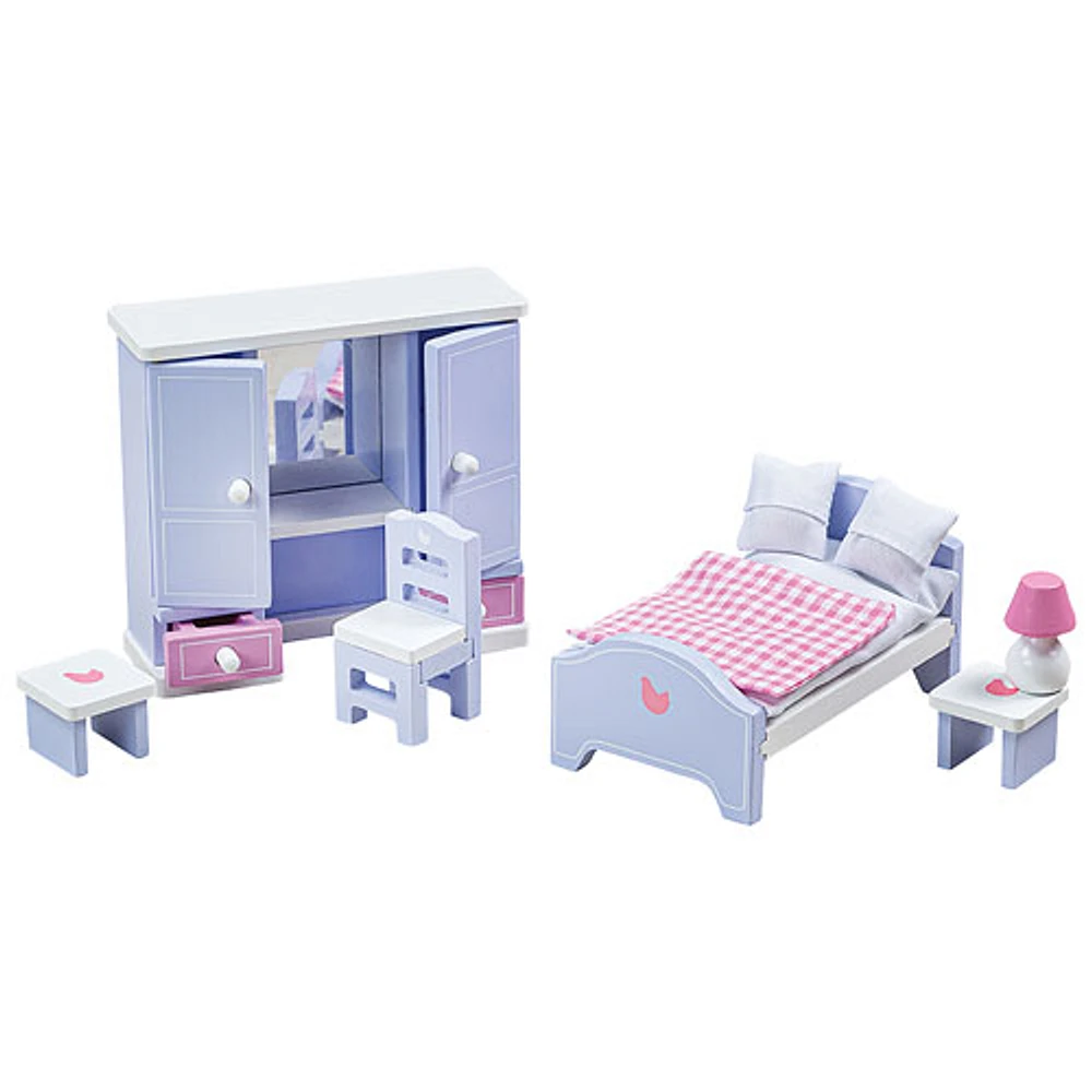 Bigjigs Toys Doll House Bedroom Set