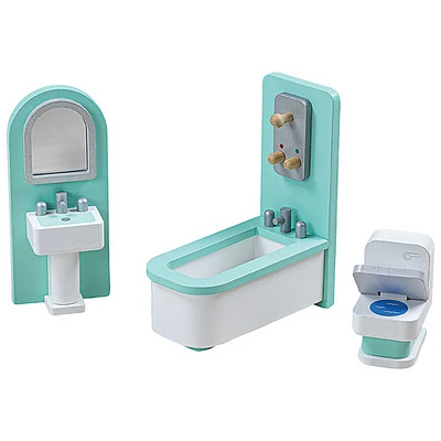 Ensemble pour salle de bain de maison de poupée de Bigjigs Toys