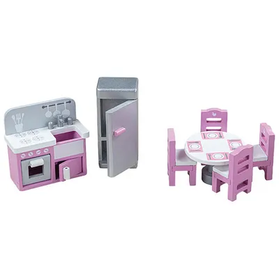 Ensemble pour cuisine de maison de poupée de Bigjigs Toys