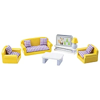 Bigjigs Toys Doll House Living Room Set