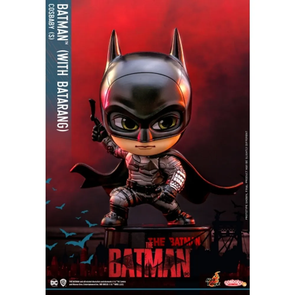 HOT TOYS Cosbaby: Batman (with Batarang) (COS941) The Batman (2022) Figure  | Scarborough Town Centre Mall