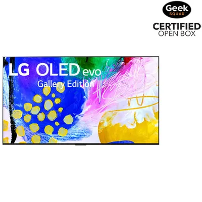 Open Box - LG 65" G2 4K UHD HDR OLED webOS Evo Gallery Smart TV (OLED65G2PUA) - 2022 - Satin Silver