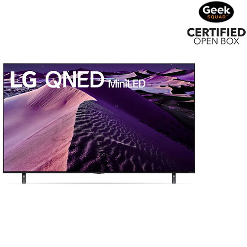 Open Box - LG 65" 4K UHD HDR QNED webOS Smart TV (65QNED85UQA) - 2022 - Dark Titan Silver/Ashed Blue