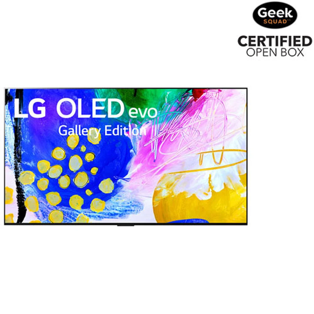 Open Box - LG 77" G2 4K UHD HDR OLED webOS Evo Gallery Smart TV (OLED77G2PUA) - 2022 - Satin Silver