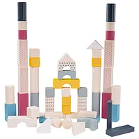 Bigjigs Toys Drum of Wooden Bricks - 50 Bricks