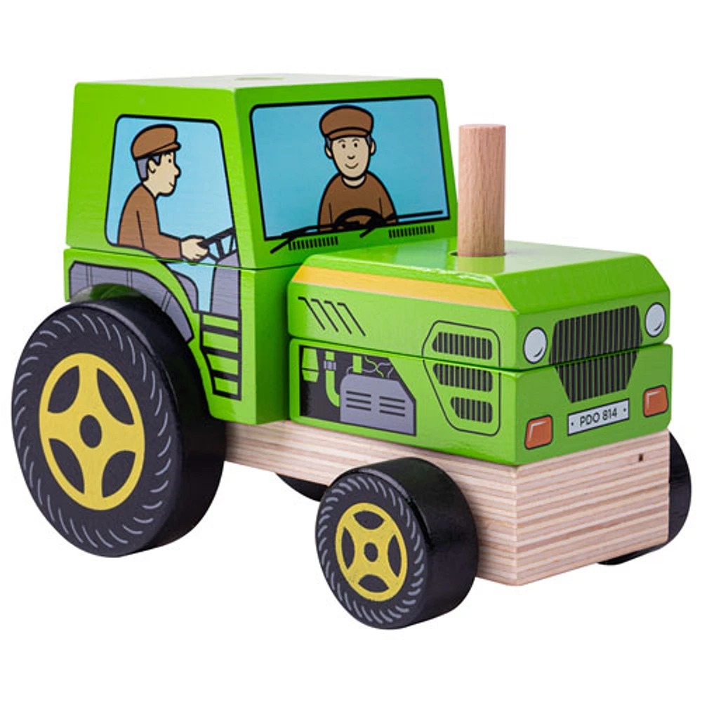 Tracteur empilable de Bigjigs Toys