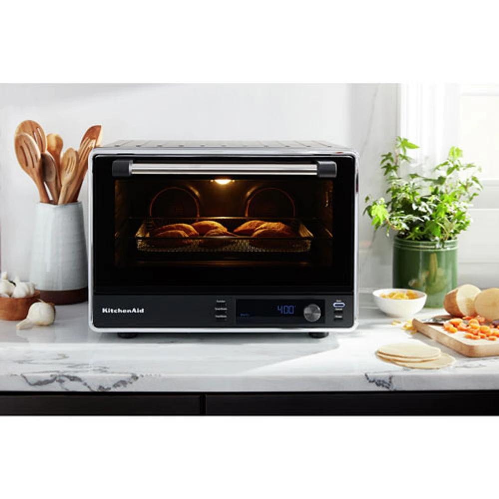 Four grille-pain à convection avec friteuse à air chaud de KitchenAid - Argenté