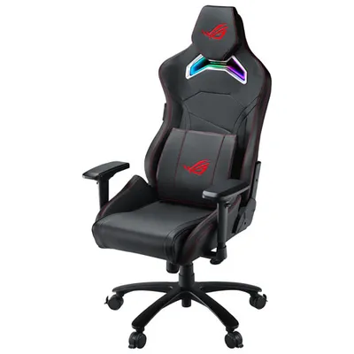 ASUS ROG Chariot Ergonomic Faux Leather Gaming Chair with Aura RGB Lighting - Black - Exclusive Retail Partner