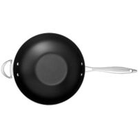 Scanpan 32cm Aluminium/Non-Stick Coating Wok - Silver/Black