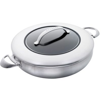 Scanpan CTX Series 32cm Aluminium Chef Pan with Lid - Silver