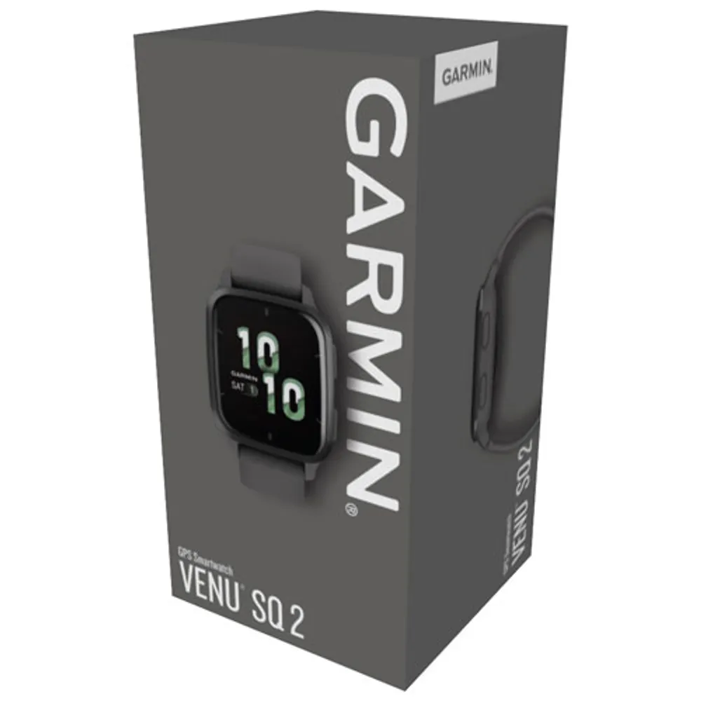 Garmin Venu SQ2 40.6mm Bluetooth Smartwatch - Shadow Grey/Slate