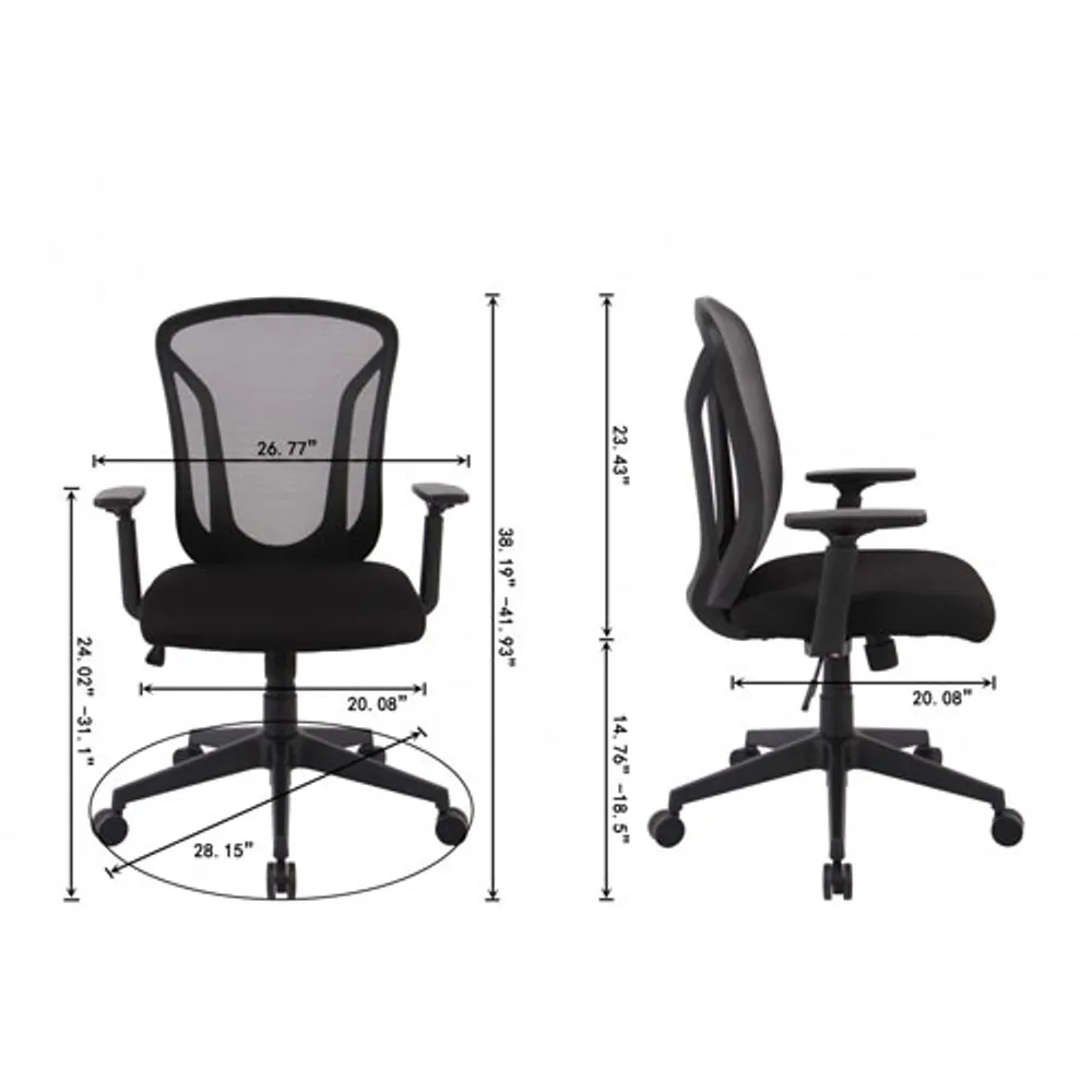 Brassex Hazel Ergonomic High-Back Mesh Office Chair