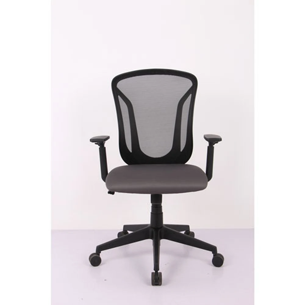 Brassex Hazel Ergonomic High-Back Mesh Office Chair - Grey