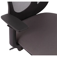 Brassex Hazel Ergonomic High-Back Mesh Office Chair - Grey