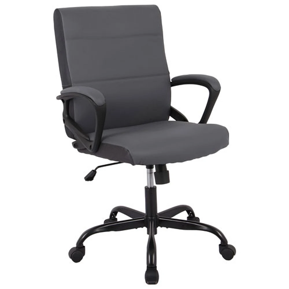 Brassex Luna High-Back Office Chair - Grey