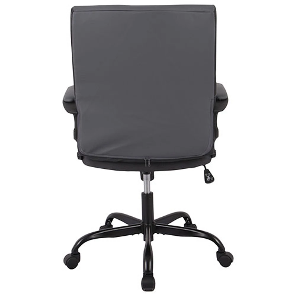 Brassex Luna High-Back Office Chair - Grey