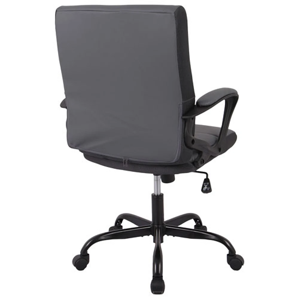 Brassex Luna High-Back Office Chair - Grey