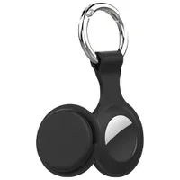 LBT 2-in-1 Silicone Keyring and Holder for AirTag - Black